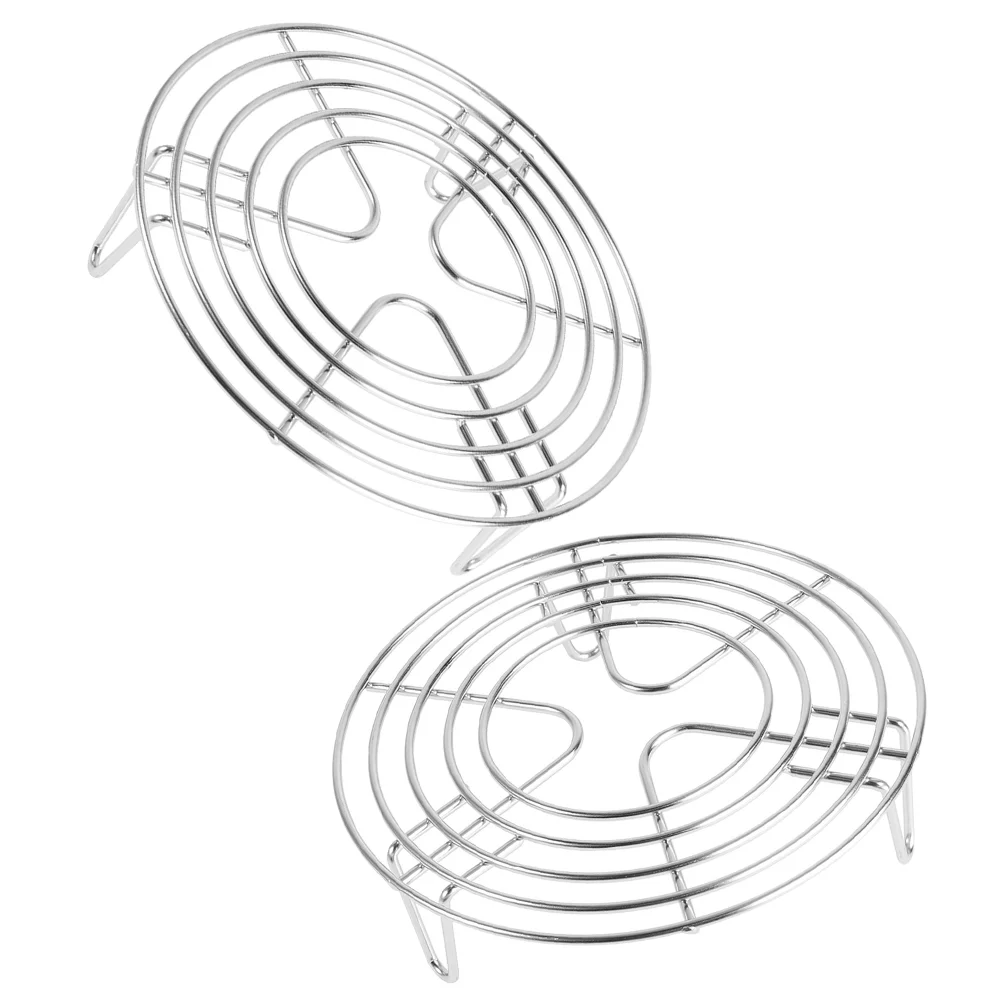 2Pcs StainlessSteelSteamRack SteamerRiceCooker RoundShape DurableMaterial VersatileDesign HeatInsulation Lightweight
2Pcs StainlessSteelSteamRack SteamerRiceCooker RoundShape DurableMaterial VersatileDesign HeatInsulation Lightweight