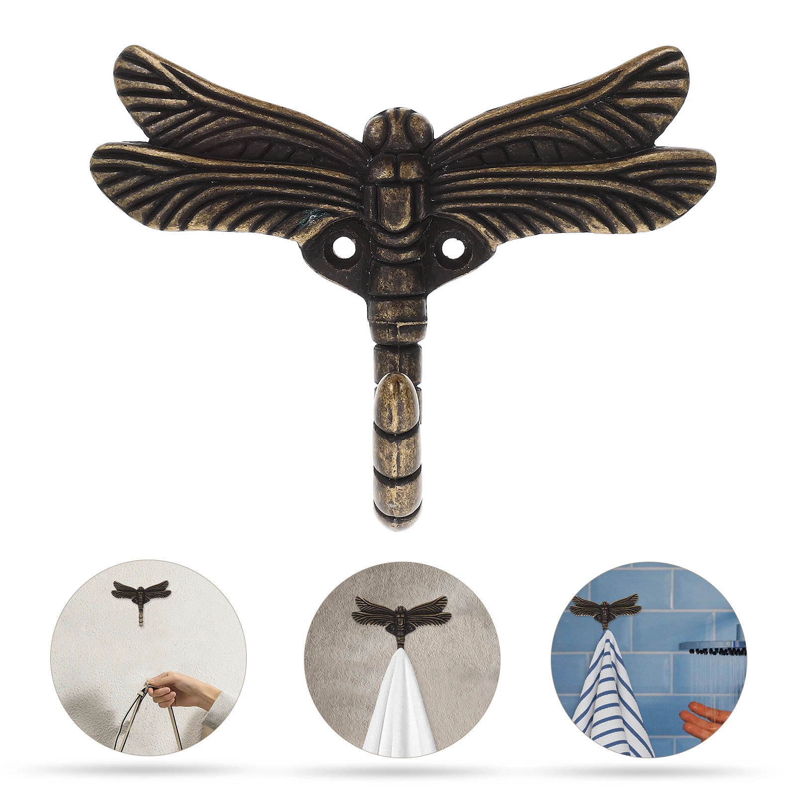 Dragonfly Wall Hooks Vintage Towels Clothes Thick Bathrooms Kitchens Hotels StorageHooks Decorative Hanging Home
Dragonfly Wall Hooks Vintage Towels Clothes Thick Bathrooms Kitchens Hotels StorageHooks Decorative Hanging Home