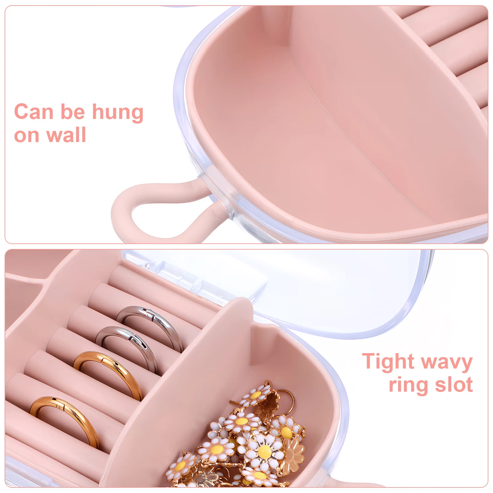 Travel Size Jewelry ganizer Portable Mini Vanity Case Clear Top Ring Rolls Storage Box For Women Necklace Holder
Travel Size Jewelry ganizer Portable Mini Vanity Case Clear Top Ring Rolls Storage Box For Women Necklace Holder