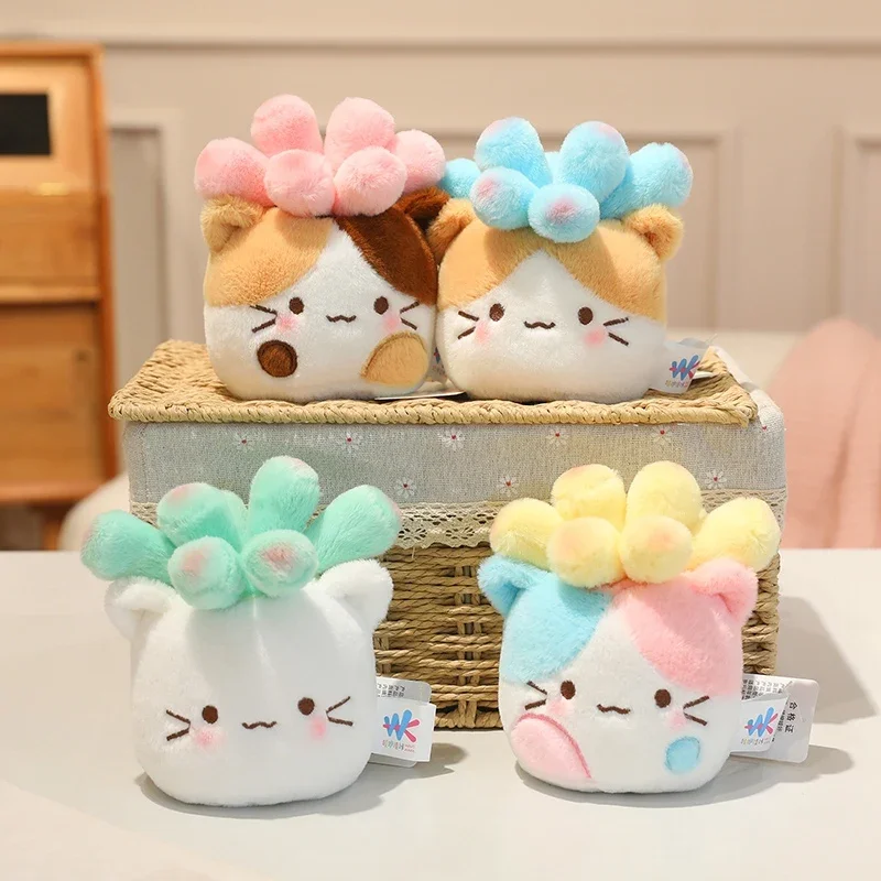 Cute Succulent Cat Stuffed Animal Soft Fluffy Potted Plant Plush Toy Kawaii Squishy Cat Plushie for Cat Lovers Gift Office Decor
Cute Succulent Cat Stuffed Animal Soft Fluffy Potted Plant Plush Toy Kawaii Squishy Cat Plushie for Cat Lovers Gift Office Decor