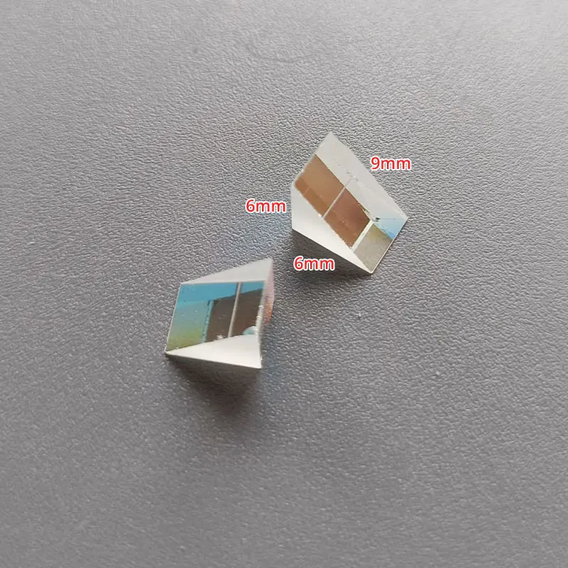10pcs 6x6x9mm Right Angle Prism Optics Rainbow Triangular Prism Defective PRISM
10pcs 6x6x9mm Right Angle Prism Optics Rainbow Triangular Prism Defective PRISM