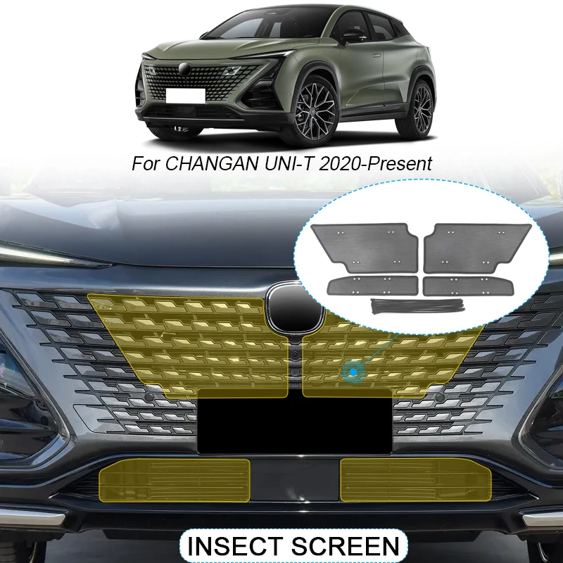 4PCS Car Insect-proof Air Inlet Protection Cover Airin Insert Net Vent Racing Grill Filter Accessory For CHANGAN UNI-T 2020-2025
4PCS Car Insect-proof Air Inlet Protection Cover Airin Insert Net Vent Racing Grill Filter Accessory For CHANGAN UNI-T 2020-2025