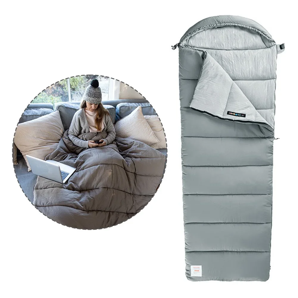 Envelope Hooded Cotton Sleeping Bag Washable Splicable Double-Person Tent Camping Portable Sleeping Bag M180/M300 Down Cotton
Envelope Hooded Cotton Sleeping Bag Washable Splicable Double-Person Tent Camping Portable Sleeping Bag M180/M300 Down Cotton