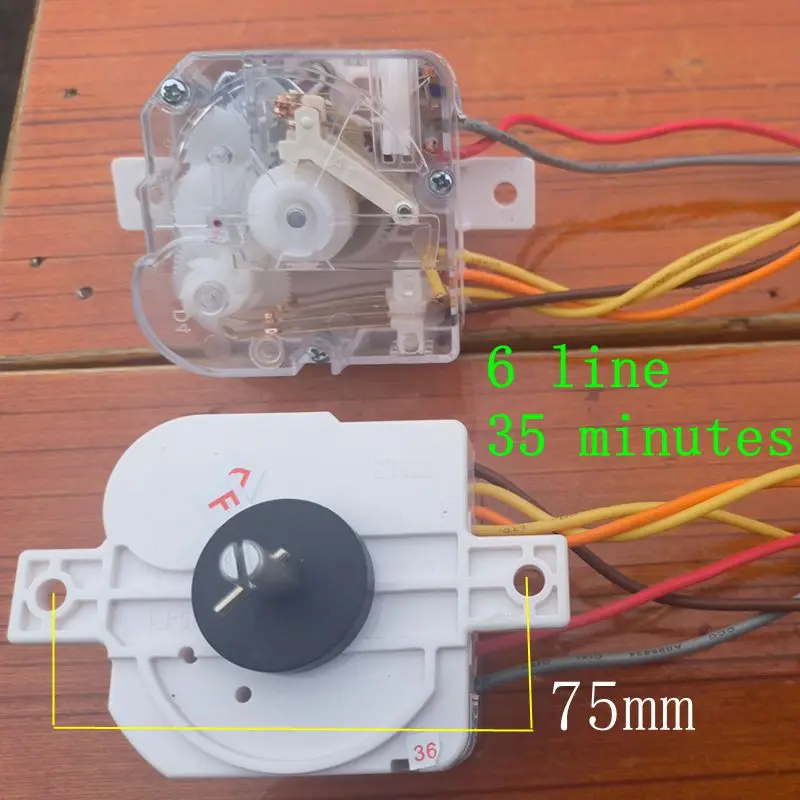 Washing machine 6 line 35 minutes soaking washing timer 250JP-1 type DXT35 switch parts
Washing machine 6 line 35 minutes soaking washing timer 250JP-1 type DXT35 switch parts