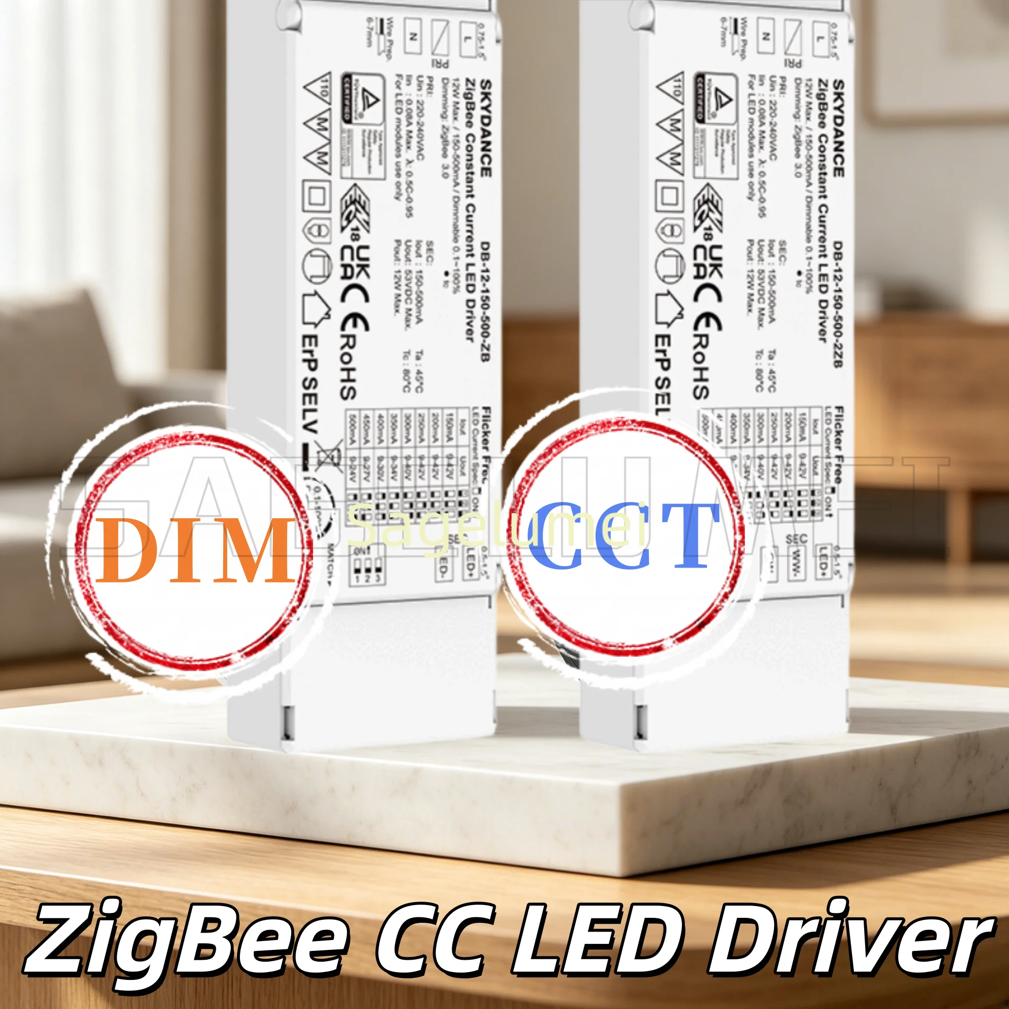Skydance 12W 150-500mA DALI Dimmable LED Driver CCT Constant Current LED Driver DB-12-150-500mA-ZB/DB-12-150-500mA-2ZB Dimming
Skydance 12W 150-500mA DALI Dimmable LED Driver CCT Constant Current LED Driver DB-12-150-500mA-ZB/DB-12-150-500mA-2ZB Dimming