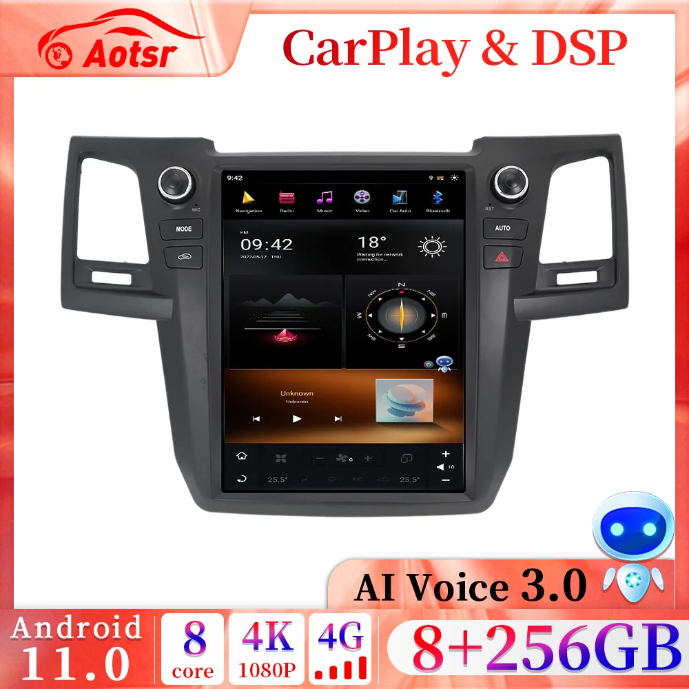 2Din Qualcomm Android 11 для TOYOTA Fortuner/HILUX Revo 2007-2015 Tesla Style автомобильное радио мультимедийный видеоплеер Navi Carplay DSP
2Din Qualcomm Android 11 для TOYOTA Fortuner/HILUX Revo 2007-2015 Tesla Style автомобильное радио мультимедийный видеоплеер Navi Carplay DSP