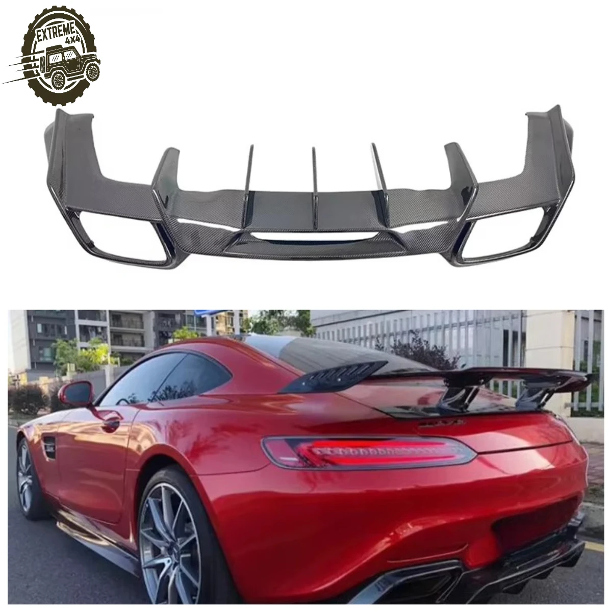 Renn Style Carbon Fiber Rear Bumper Lip DIffuser Spoiler for Mercedes Benz AMG GT GTS C190 Body Kit
Renn Style Carbon Fiber Rear Bumper Lip DIffuser Spoiler for Mercedes Benz AMG GT GTS C190 Body Kit