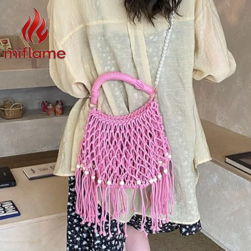 Women's Colorful Crochet Crossbody Bag with Tassel Hollow Out Lightweight Boho Handmade Beach Vacation
Women's Colorful Crochet Crossbody Bag with Tassel Hollow Out Lightweight Boho Handmade Beach Vacation