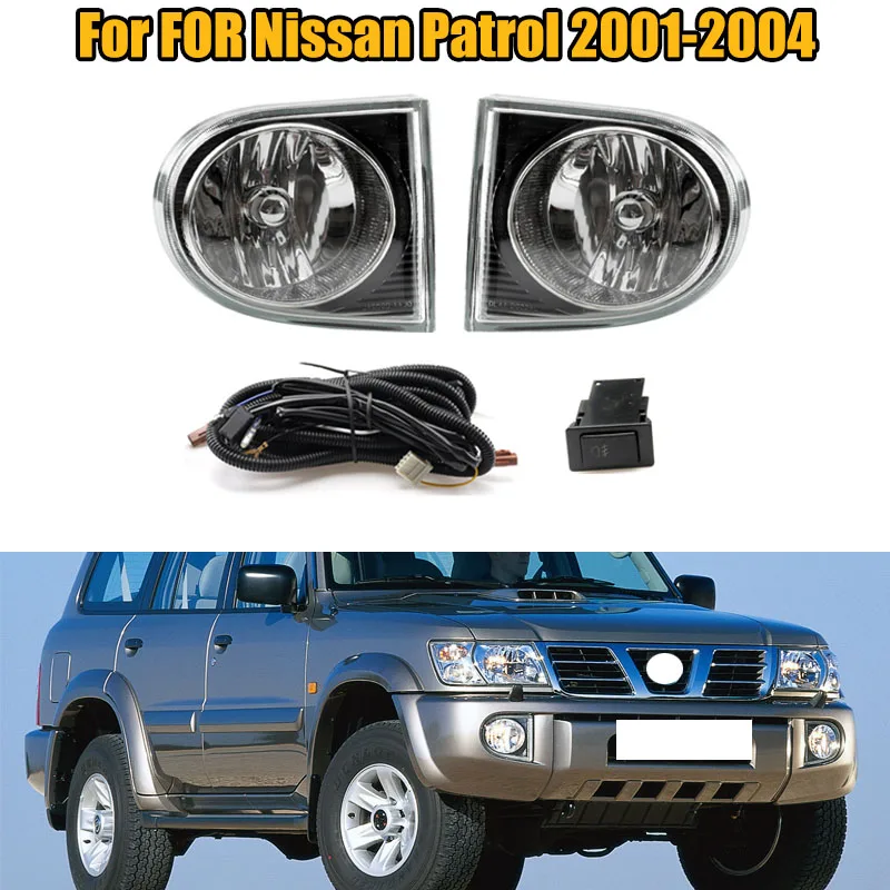 Car Front Bumper Fog Lamp Kit Version Additional Foglight Set Switch + Wiring For FOR Nissan Patrol 2001 2002 2003 2004
Car Front Bumper Fog Lamp Kit Version Additional Foglight Set Switch + Wiring For FOR Nissan Patrol 2001 2002 2003 2004