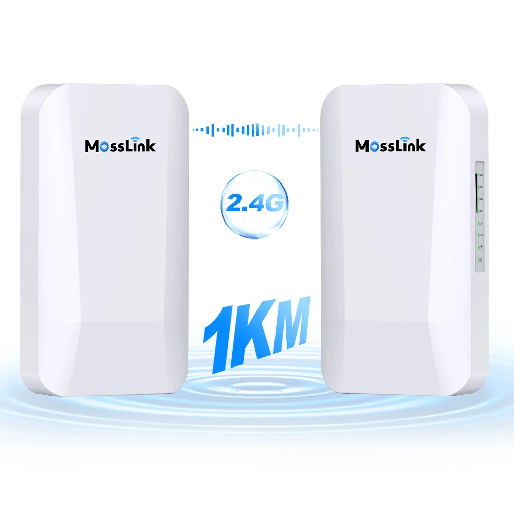 Mosslink Long Range 1-2km Outdoor Cpe Waterproof Wifi AP 300mbps Point to Multipoint Wireless Bridge for Elevator Cctv Camera
Mosslink Long Range 1-2km Outdoor Cpe Waterproof Wifi AP 300mbps Point to Multipoint Wireless Bridge for Elevator Cctv Camera