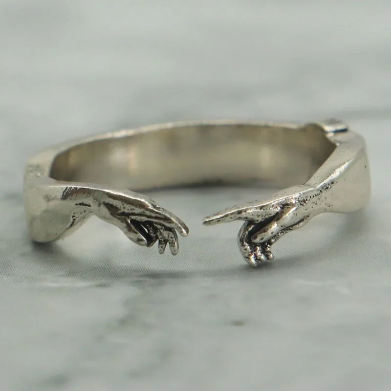 Buy 2 Get 1 Free SheCrown Genesis upon the finger: the touch between God and Adam is cast into an adjustable band Rings
Buy 2 Get 1 Free SheCrown Genesis upon the finger: the touch between God and Adam is cast into an adjustable band Rings