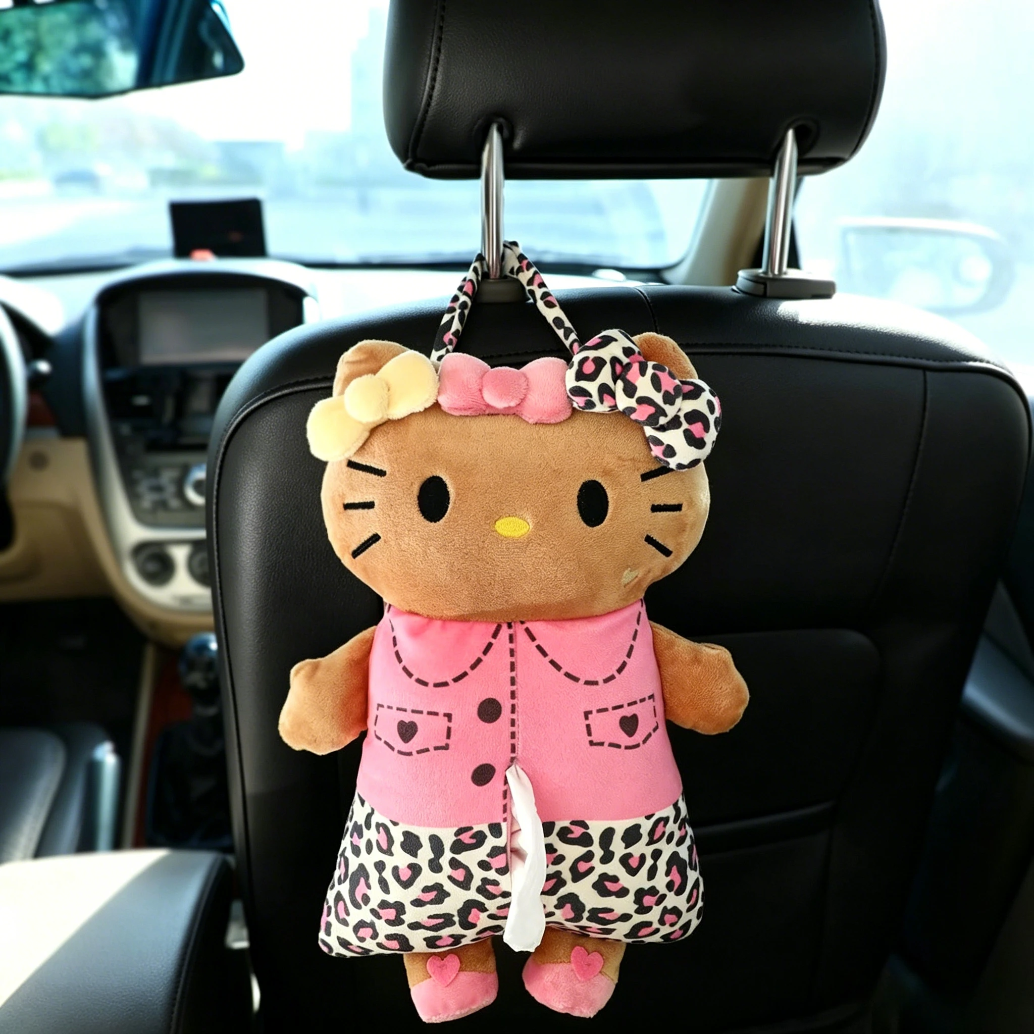 Hello Kitty Car Tissue Box Holder Car Center Console Armrest Napkin Box Sun Visor Backseat Tissue Case with Fix Strap
Hello Kitty Car Tissue Box Holder Car Center Console Armrest Napkin Box Sun Visor Backseat Tissue Case with Fix Strap