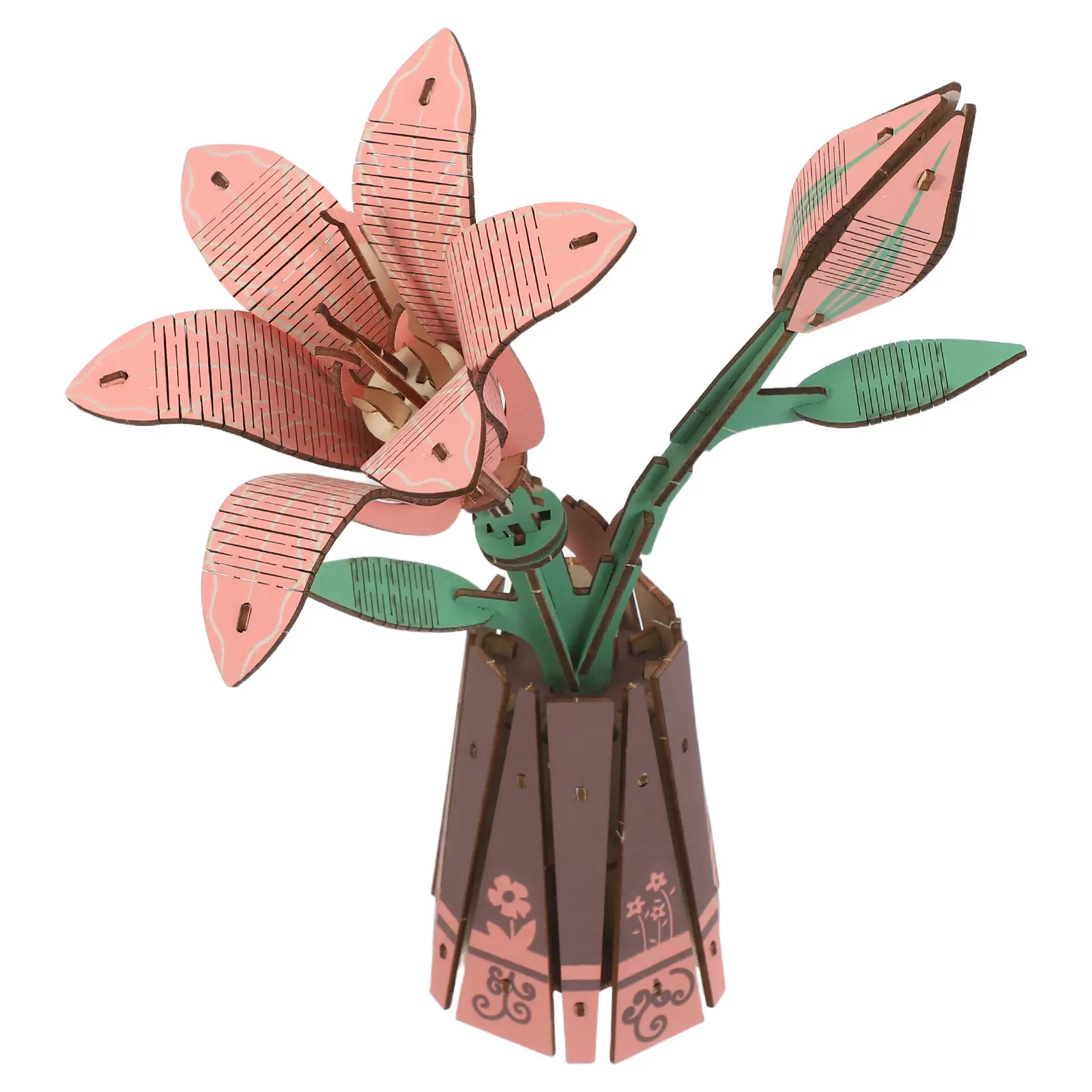 Набор деревянных 3D-пазлов: Лилия Бонсай, Настольный конструктор, Цветочный горшок, Художественное украшение для дома, Развивающий набор для творчества своими руками
Набор деревянных 3D-пазлов: Лилия Бонсай, Настольный конструктор, Цветочный горшок, Художественное украшение для дома, Развивающий набор для творчества своими руками