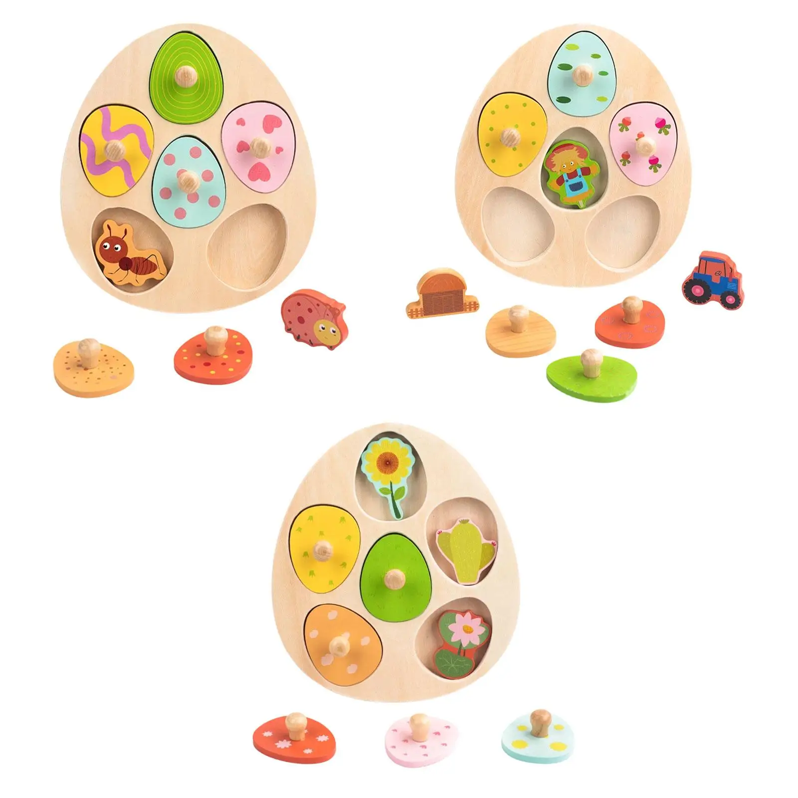 Wooden Puzzles for Toddlers Creativity Fine Motor Skills Matching Toys Matching Puzzle Easter Birthday Gift Learning Activities
Wooden Puzzles for Toddlers Creativity Fine Motor Skills Matching Toys Matching Puzzle Easter Birthday Gift Learning Activities