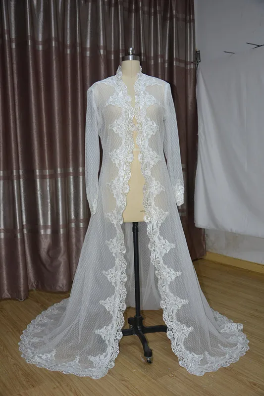 Long sleeved jacket Lace jacket Bridal Dress Bridal coat Long sleeved wedding cloak custom size wedding bolero women
Long sleeved jacket Lace jacket Bridal Dress Bridal coat Long sleeved wedding cloak custom size wedding bolero women