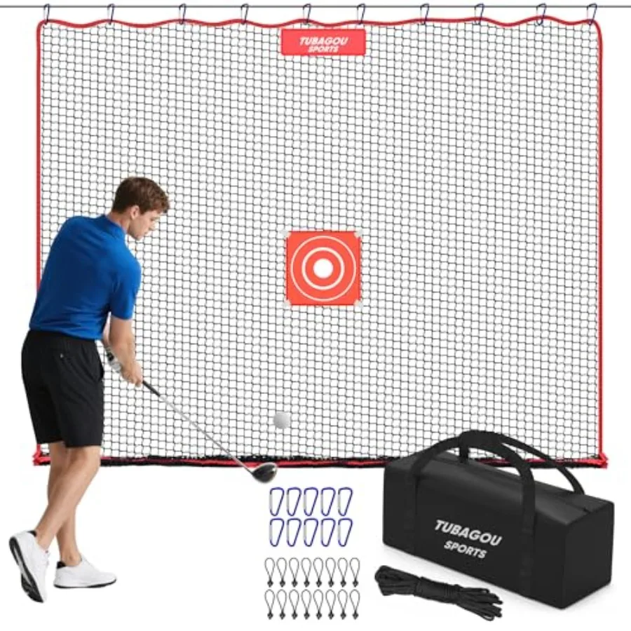 Golf Practice Net, Heavy-Duty Multi Sports Netting Barrier 10Feet 15Feet 20FT 25FT Golf Hitting Net for Garage, Ideal for Backy
Golf Practice Net, Heavy-Duty Multi Sports Netting Barrier 10Feet 15Feet 20FT 25FT Golf Hitting Net for Garage, Ideal for Backy