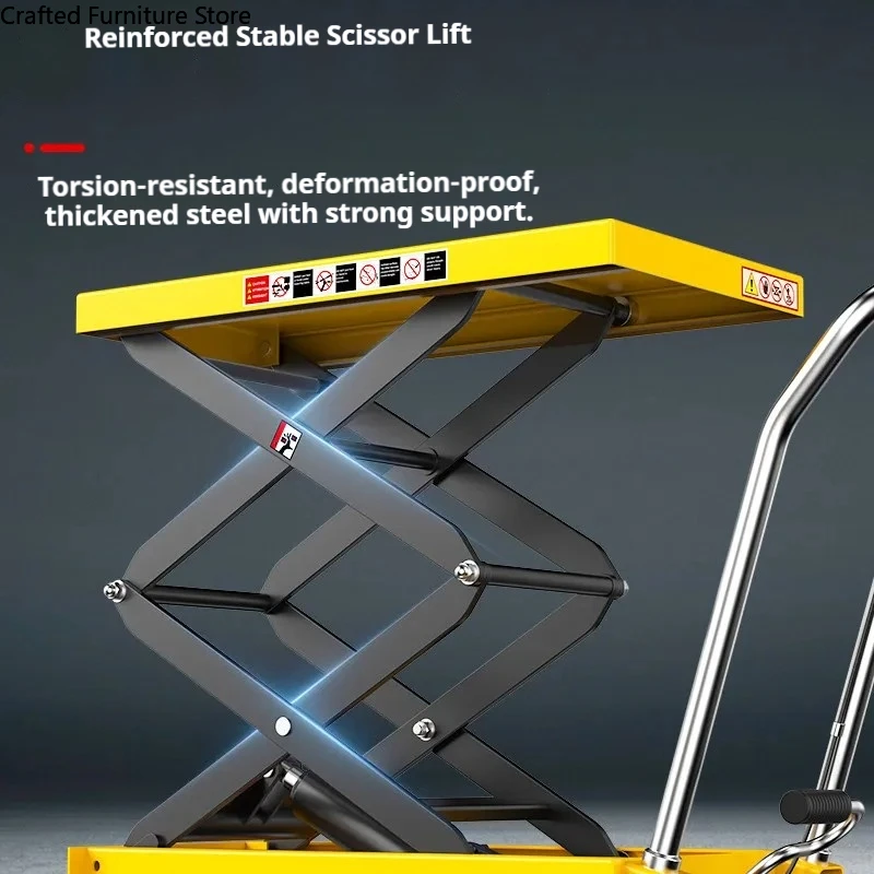 Manual Hydraulic Lift Trolley Stabilization Sturdy Lift Trolley Durable Easy Clean Commercial Furniture Hebebühnenwagen ZY60TC
Manual Hydraulic Lift Trolley Stabilization Sturdy Lift Trolley Durable Easy Clean Commercial Furniture Hebebühnenwagen ZY60TC