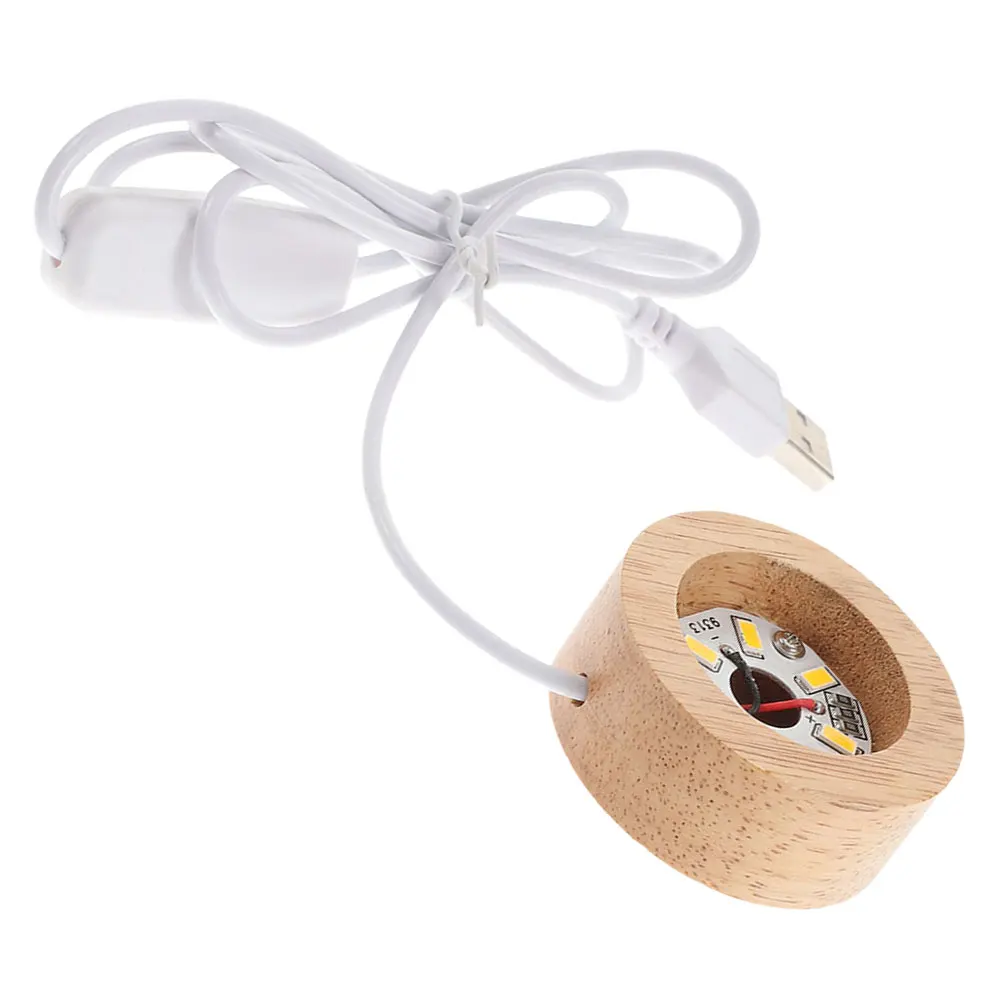 Lamp Holder White LED Crystal Glass Stand Base Lighted Display 65mm Wide 12mm Thick Rubber Wood LED for Crystal
Lamp Holder White LED Crystal Glass Stand Base Lighted Display 65mm Wide 12mm Thick Rubber Wood LED for Crystal