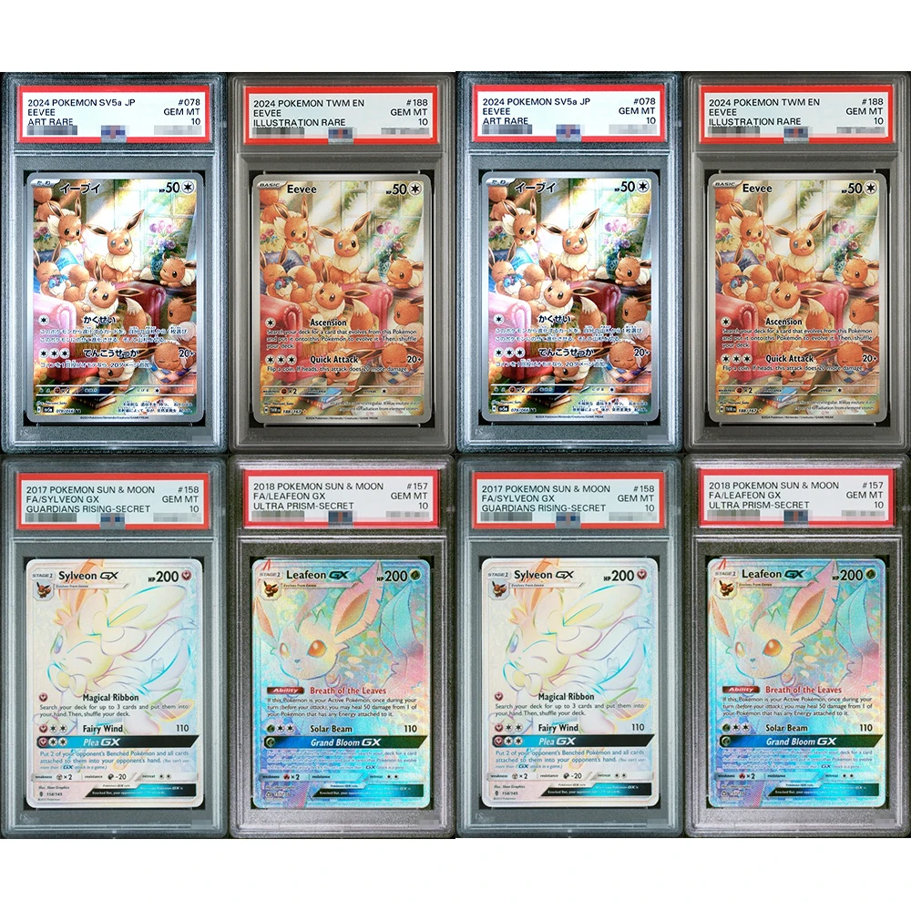 2018 Ptcg Diy Proxy Graded Collection Card Sun & Moon Fa/leafeon Sylveon Gx Ul Tra Prism-Secret 158/157 Gem Mt10 Голографическая этикетка
2018 Ptcg Diy Proxy Graded Collection Card Sun & Moon Fa/leafeon Sylveon Gx Ul Tra Prism-Secret 158/157 Gem Mt10 Голографическая этикетка
