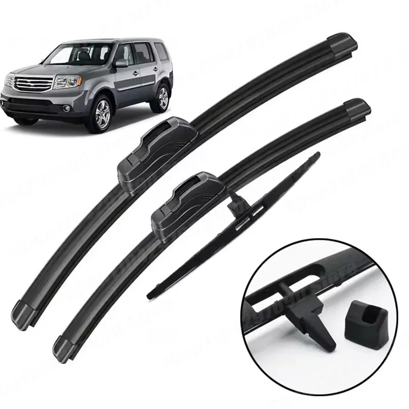 Wiper Front & Rear Wiper Blades Set Kit For Honda Pilot MK2 2009 - 2015 Windshield Windscreen Window Brushes 22"+21"+14"
Wiper Front & Rear Wiper Blades Set Kit For Honda Pilot MK2 2009 - 2015 Windshield Windscreen Window Brushes 22"+21"+14"