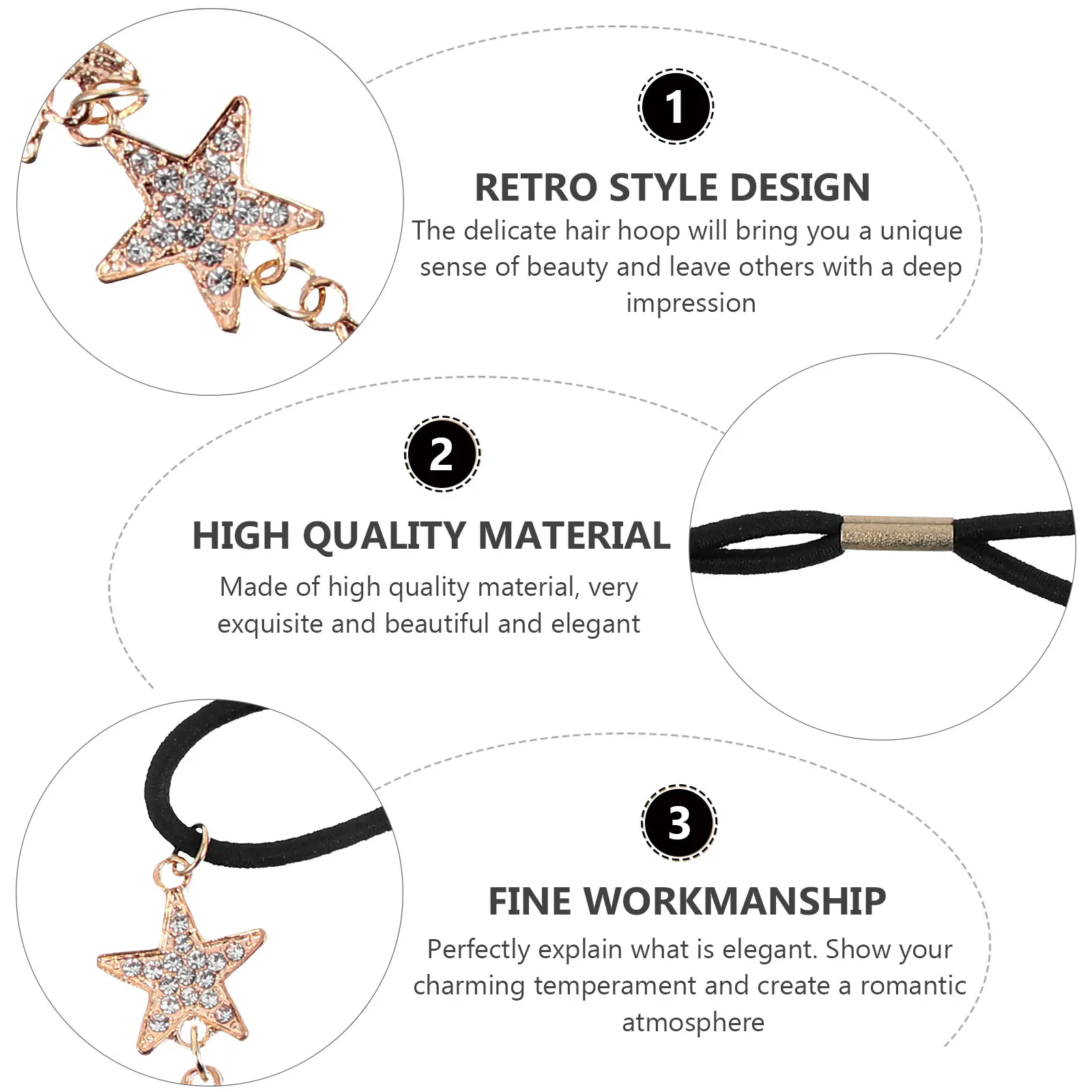 Crystal Star Hairband Elegant Alloy Bridal Headwear for Wedding Prom Party Rhinestone Hair Jewelry Hoop Alloy Headband
Crystal Star Hairband Elegant Alloy Bridal Headwear for Wedding Prom Party Rhinestone Hair Jewelry Hoop Alloy Headband