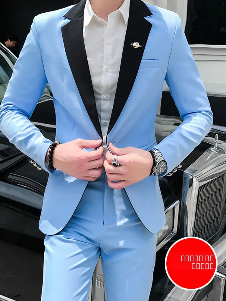 Новый мужской костюм-тройка в британском стиле: повседневный, для ночного клуба, приталенный, осенний, модный, из полиэстера и спандекса, для деловых встреч.
Новый мужской костюм-тройка в британском стиле: повседневный, для ночного клуба, приталенный, осенний, модный, из полиэстера и спандекса, для деловых встреч.