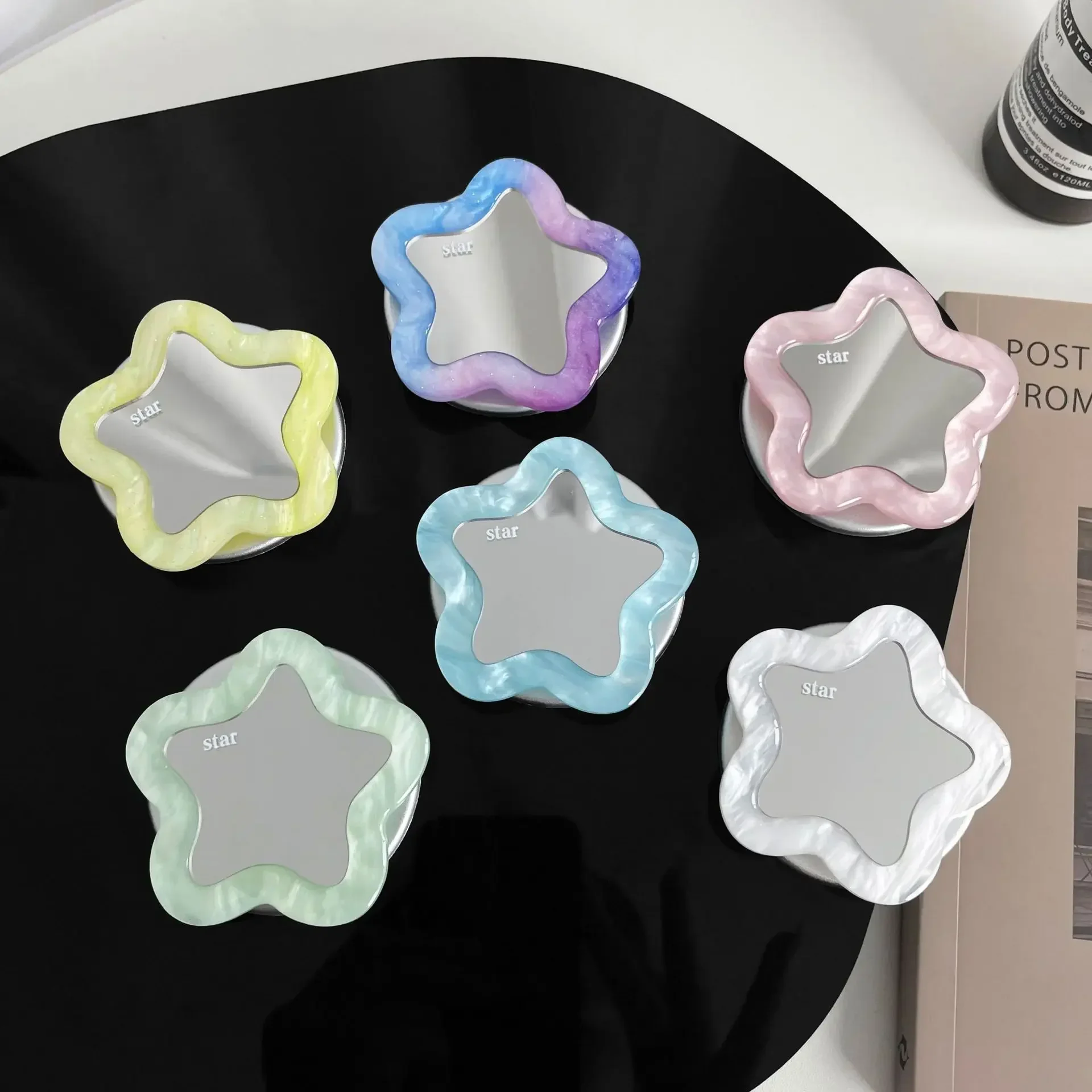 Ins Star Mirror Lazy Bracket Is Suitable for Magsafe Magnetic Attraction Strong Adsorption Desktop Mobile Phone Bracket
Ins Star Mirror Lazy Bracket Is Suitable for Magsafe Magnetic Attraction Strong Adsorption Desktop Mobile Phone Bracket