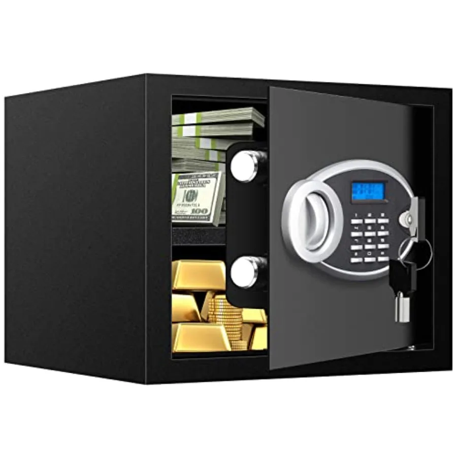 Safe Box Fireproof Waterproof for Home Fire proof Safes with Digital Keypad Spare Keys and Removable Shelf Security Fire Safe f
Safe Box Fireproof Waterproof for Home Fire proof Safes with Digital Keypad Spare Keys and Removable Shelf Security Fire Safe f