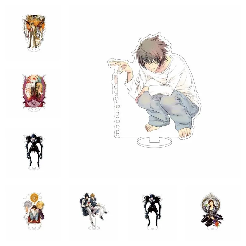 HOt Anime DEATH NOTE Acrylic Stand Model Figure Cosplay Plate Holder Topper Birthday Fans Christmas Desk Decor Plate Gift
HOt Anime DEATH NOTE Acrylic Stand Model Figure Cosplay Plate Holder Topper Birthday Fans Christmas Desk Decor Plate Gift