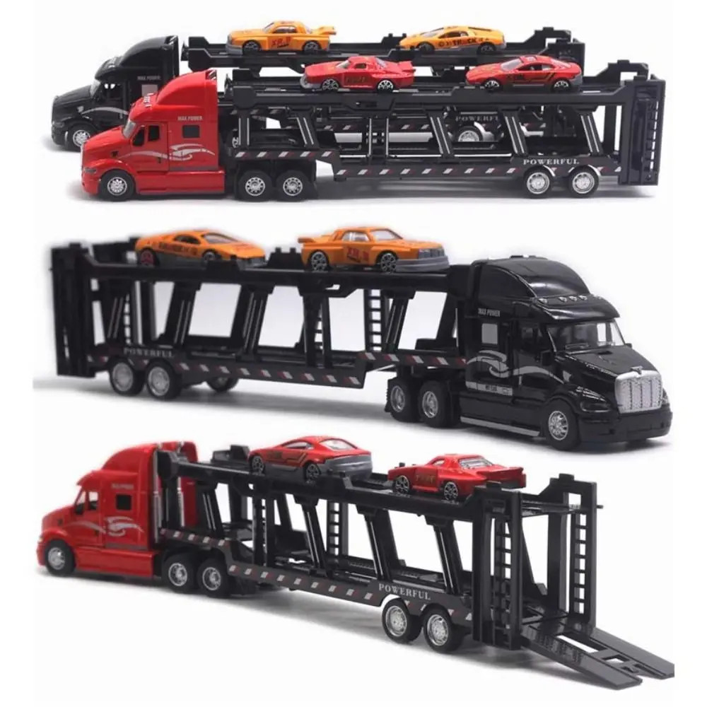 1:48 Scale Car Transport Truck Toy Simulation Alloy Metal Truck Container Model Lighting and Music Pull Back Kids Truck Toy
1:48 Scale Car Transport Truck Toy Simulation Alloy Metal Truck Container Model Lighting and Music Pull Back Kids Truck Toy