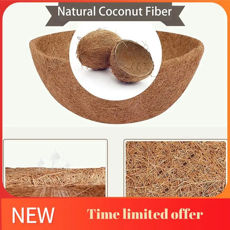 4 Pcs Coconut Hanging Basket Liners 10 Inch, Sturdy Round Liners For Plantersperfect Replacement Accessories 100% Natural
4 Pcs Coconut Hanging Basket Liners 10 Inch, Sturdy Round Liners For Plantersperfect Replacement Accessories 100% Natural