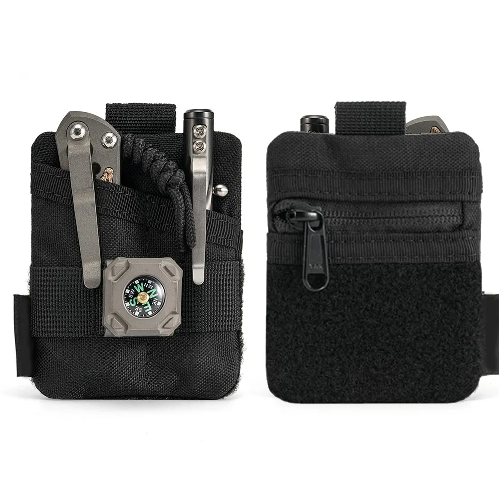 Tactical Compact EDC Gear Pouch Waxed Canvas Zipper Wallet Slim Pocket Multitool Pouch Minimalist EDC Wallet for Man Woman
Tactical Compact EDC Gear Pouch Waxed Canvas Zipper Wallet Slim Pocket Multitool Pouch Minimalist EDC Wallet for Man Woman