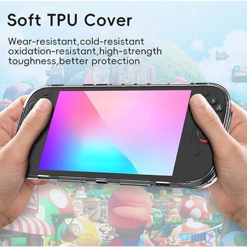 For Nintendo Switch 2 Protective Case Soft Clear TPU Protective Shell Cover Durable Shockproof Gaming
For Nintendo Switch 2 Protective Case Soft Clear TPU Protective Shell Cover Durable Shockproof Gaming