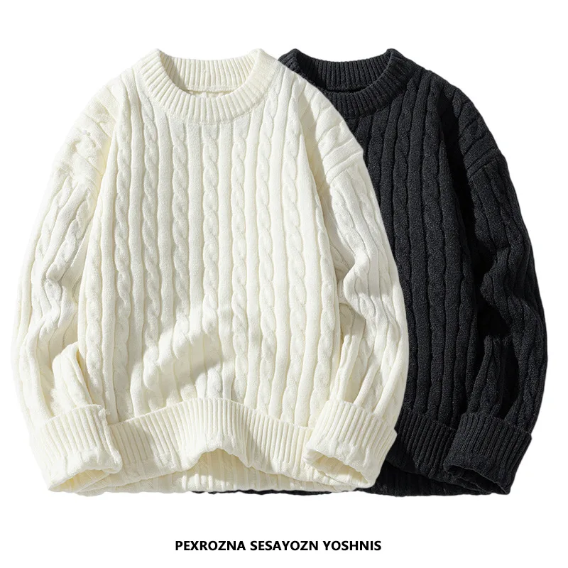 American Retro Sweater Men's Loose Solid Color Casual Trend Ins Versatile Thread Clothing Knitwear Winter
American Retro Sweater Men's Loose Solid Color Casual Trend Ins Versatile Thread Clothing Knitwear Winter