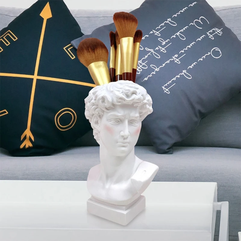 Unique Classic Sculpture Decor Makeup Brush Holder Paint Brush Holder Exquisite Statue Vase Novelty Resin Pen Holder
Unique Classic Sculpture Decor Makeup Brush Holder Paint Brush Holder Exquisite Statue Vase Novelty Resin Pen Holder