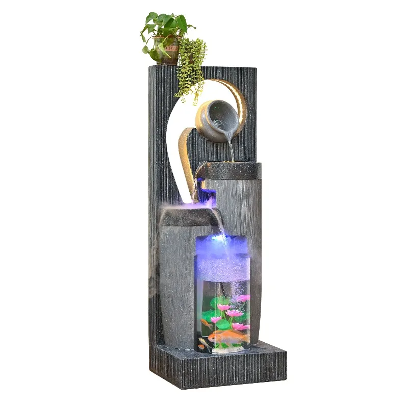 Modern Living Room Water Feature Reception Area Auspicious Fish Pond Entrance Landscape Courtyard Fountain Decoration
Modern Living Room Water Feature Reception Area Auspicious Fish Pond Entrance Landscape Courtyard Fountain Decoration