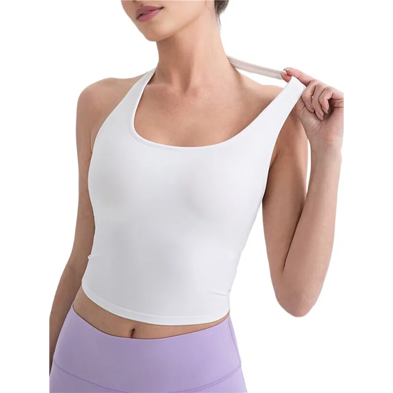 CGS-Women's Halter Crop Top V Neck Workout Going Out Tank Top Sleeveless Backless Trendy Summer Camisole
CGS-Women's Halter Crop Top V Neck Workout Going Out Tank Top Sleeveless Backless Trendy Summer Camisole