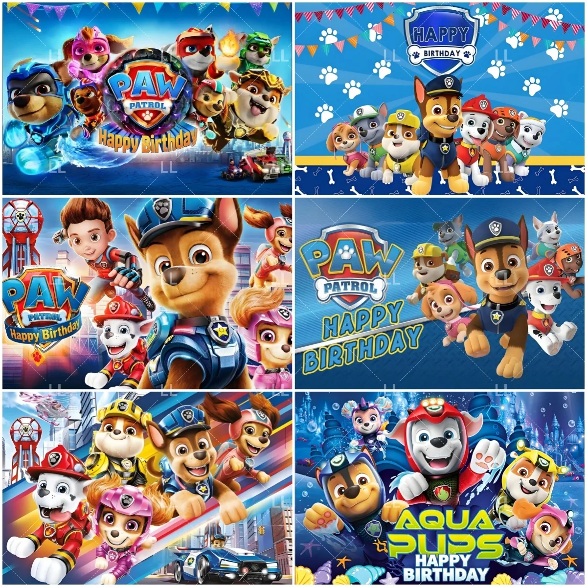 Cartoon PAW Patrol Child Birthday Party Decor Cute Puppy Dogs Backdrop Blue Photography Background Baby Shower Supplies Boy Gift
Cartoon PAW Patrol Child Birthday Party Decor Cute Puppy Dogs Backdrop Blue Photography Background Baby Shower Supplies Boy Gift