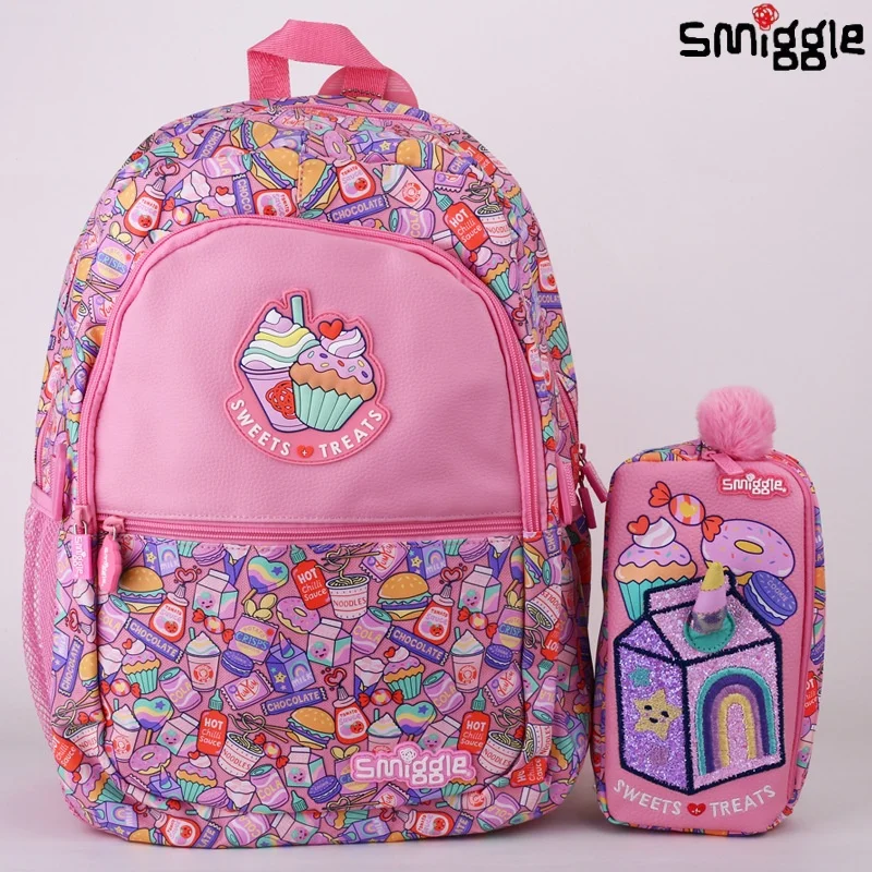 Оригинальный Австралийский рюкзак Smiggle, Детские канцелярские принадлежности розового цвета, рюкзак-карандаш для студентов, подарки для студентов
Оригинальный Австралийский рюкзак Smiggle, Детские канцелярские принадлежности розового цвета, рюкзак-карандаш для студентов, подарки для студентов