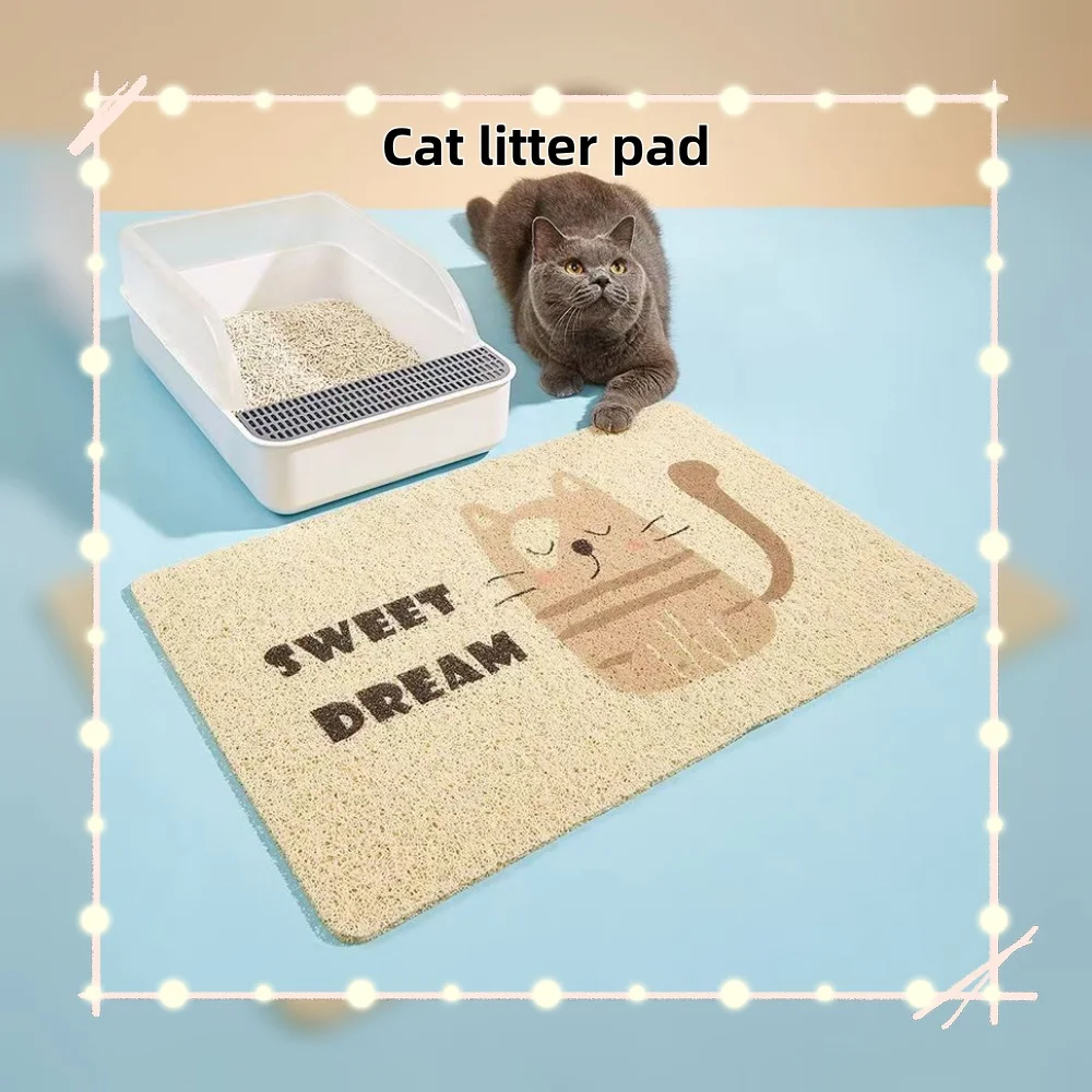 PVC cat litter mat,universal pet mat for cats and dogs,anti splash breathable cat litter box mat, easy to clean feeding mat tray
PVC cat litter mat,universal pet mat for cats and dogs,anti splash breathable cat litter box mat, easy to clean feeding mat tray