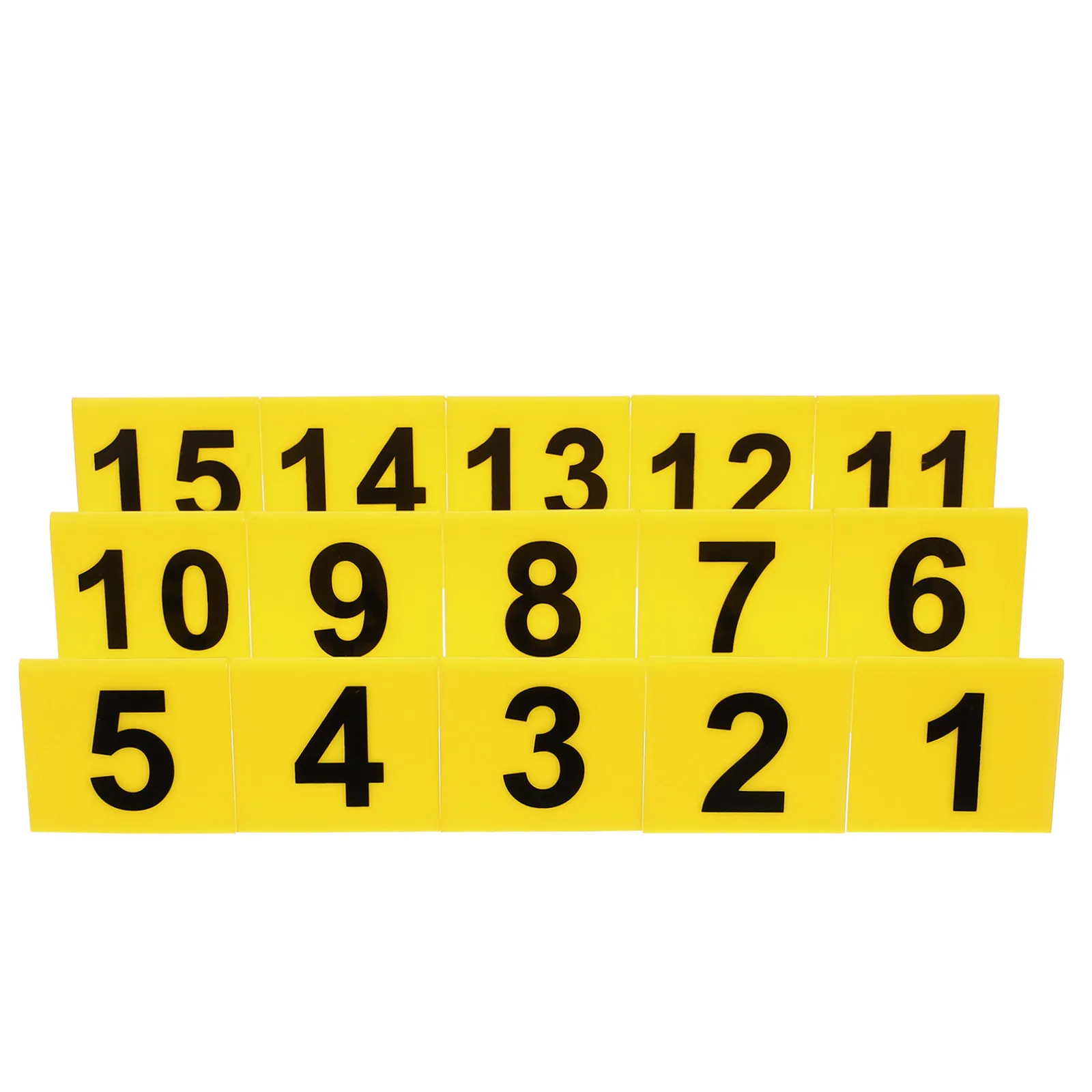 15Pcs Double Sided Acrylic Table Numbers Yellow Black High Visibility Restaurant Cafe Bar Crime Scene Party Detective Game
15Pcs Double Sided Acrylic Table Numbers Yellow Black High Visibility Restaurant Cafe Bar Crime Scene Party Detective Game
