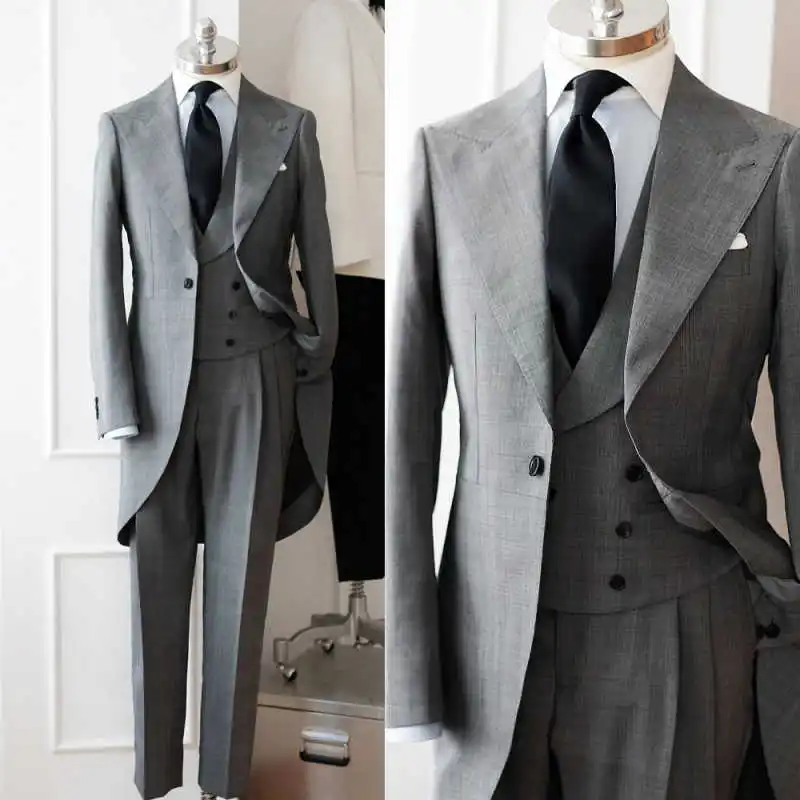Summer New Men's Suits 3 Piece Blazer Pants Vest Single Breasted Breathable Jacket Formal Business Occasion Office Customized
Summer New Men's Suits 3 Piece Blazer Pants Vest Single Breasted Breathable Jacket Formal Business Occasion Office Customized