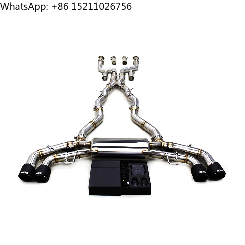 Boska Stainless Steel Exhaust Pipes Muffler with Valve Control System for BMW M8 F91/F92/F93 LCI 4.4T 2019-2024
Boska Stainless Steel Exhaust Pipes Muffler with Valve Control System for BMW M8 F91/F92/F93 LCI 4.4T 2019-2024