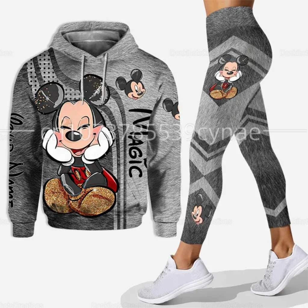 2023 New Disney Mickey 3D Hoodie Women's Hoodie Suit Mickey Yoga Pants Sweatpants Fashion Sports Suit
2023 New Disney Mickey 3D Hoodie Women's Hoodie Suit Mickey Yoga Pants Sweatpants Fashion Sports Suit