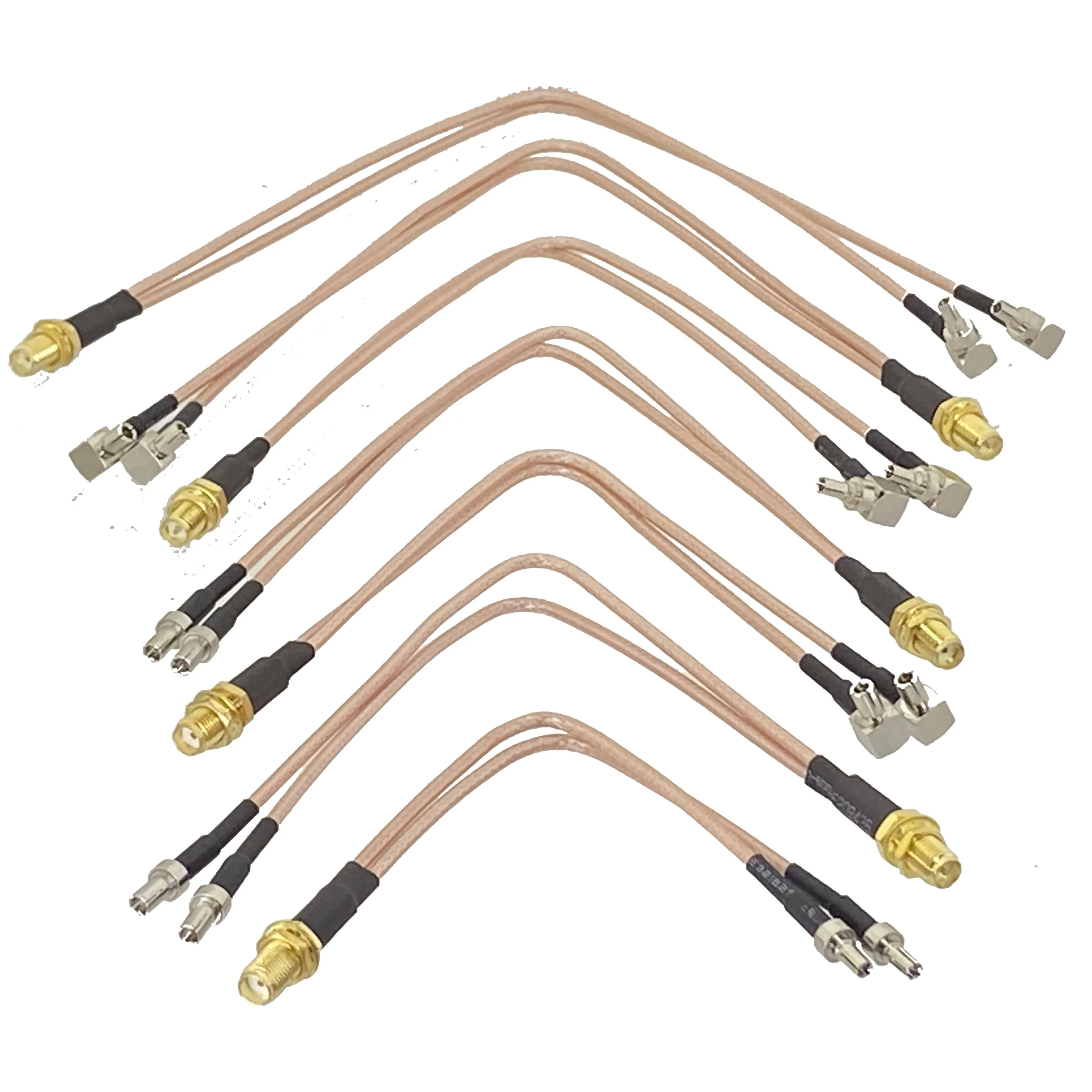 RG316 SMA RP SMA Female Bulkhead to CRC9 TS9 Male Plug Right Angle Connector Crimp RF Coaxial Jumper Pigtail Cable 4inch~3FT
RG316 SMA RP SMA Female Bulkhead to CRC9 TS9 Male Plug Right Angle Connector Crimp RF Coaxial Jumper Pigtail Cable 4inch~3FT
