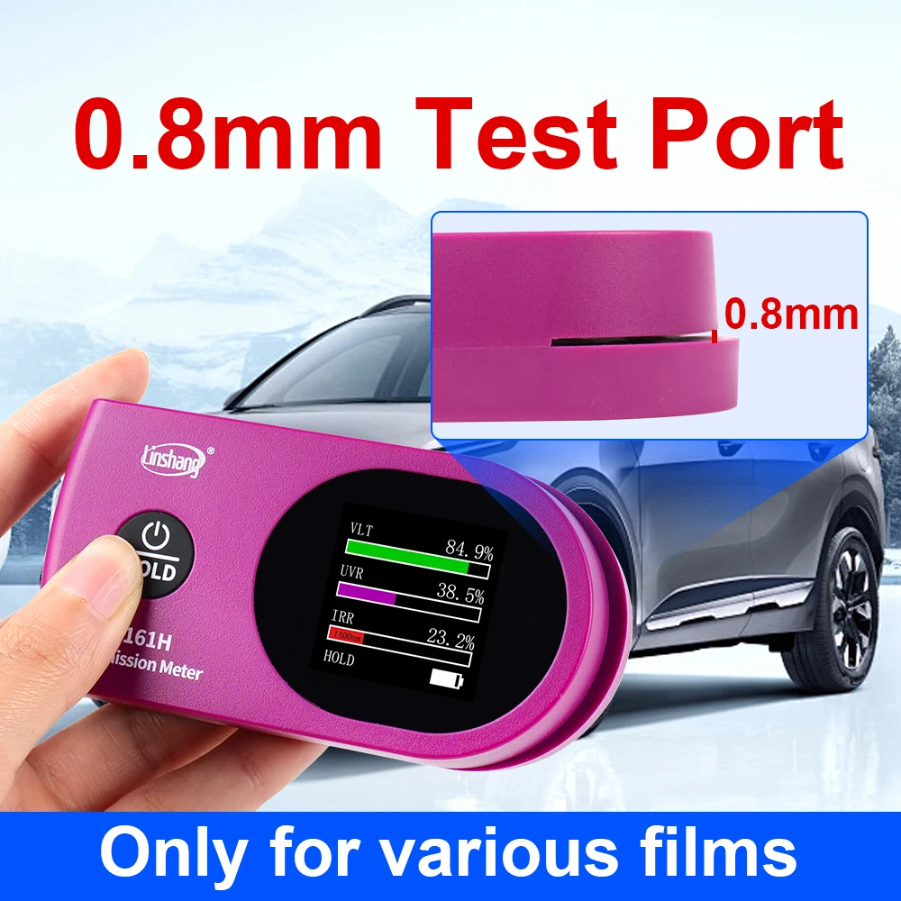 LS161 LS161A Window Tint Meter Tester Upgrade Tint Film Tester IR UV VLT Solar Film Transmission for Car Window Film Testing
LS161 LS161A Window Tint Meter Tester Upgrade Tint Film Tester IR UV VLT Solar Film Transmission for Car Window Film Testing