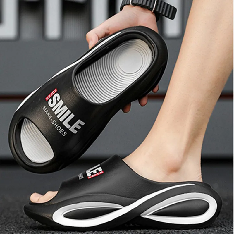 New Summer Men Sandals Massage EVA Soft Slippers Slides Indoor Outdoor Sandals Beach Casual Soft Sole Slides Men Flip-flops
New Summer Men Sandals Massage EVA Soft Slippers Slides Indoor Outdoor Sandals Beach Casual Soft Sole Slides Men Flip-flops