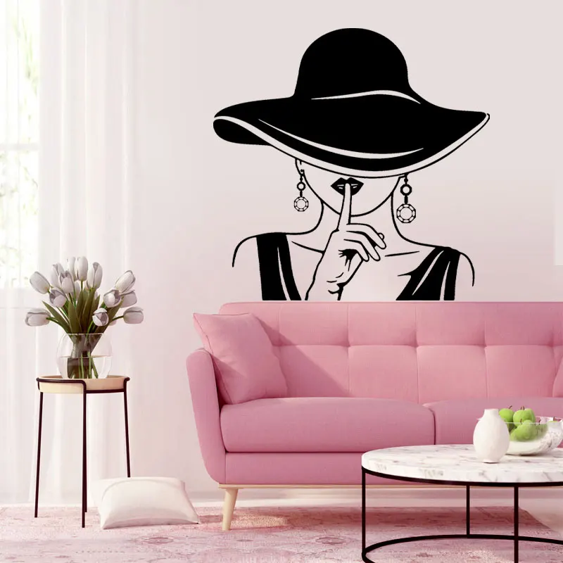 Boutique Wall Decals Women Fashion Girls Hats, Earrings Dress Style Shop Window Decor Wall Sticker Home Decor Closet Murals G202
Boutique Wall Decals Women Fashion Girls Hats, Earrings Dress Style Shop Window Decor Wall Sticker Home Decor Closet Murals G202