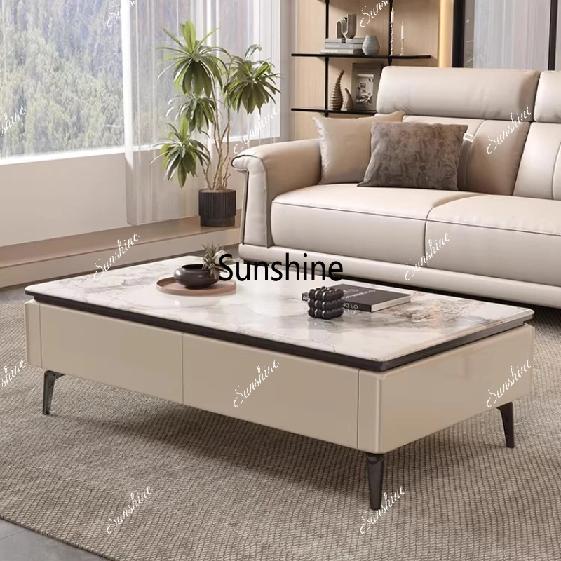 Italian minimalist rock slab coffee table modern living room coffee table light luxury locker side table
Italian minimalist rock slab coffee table modern living room coffee table light luxury locker side table