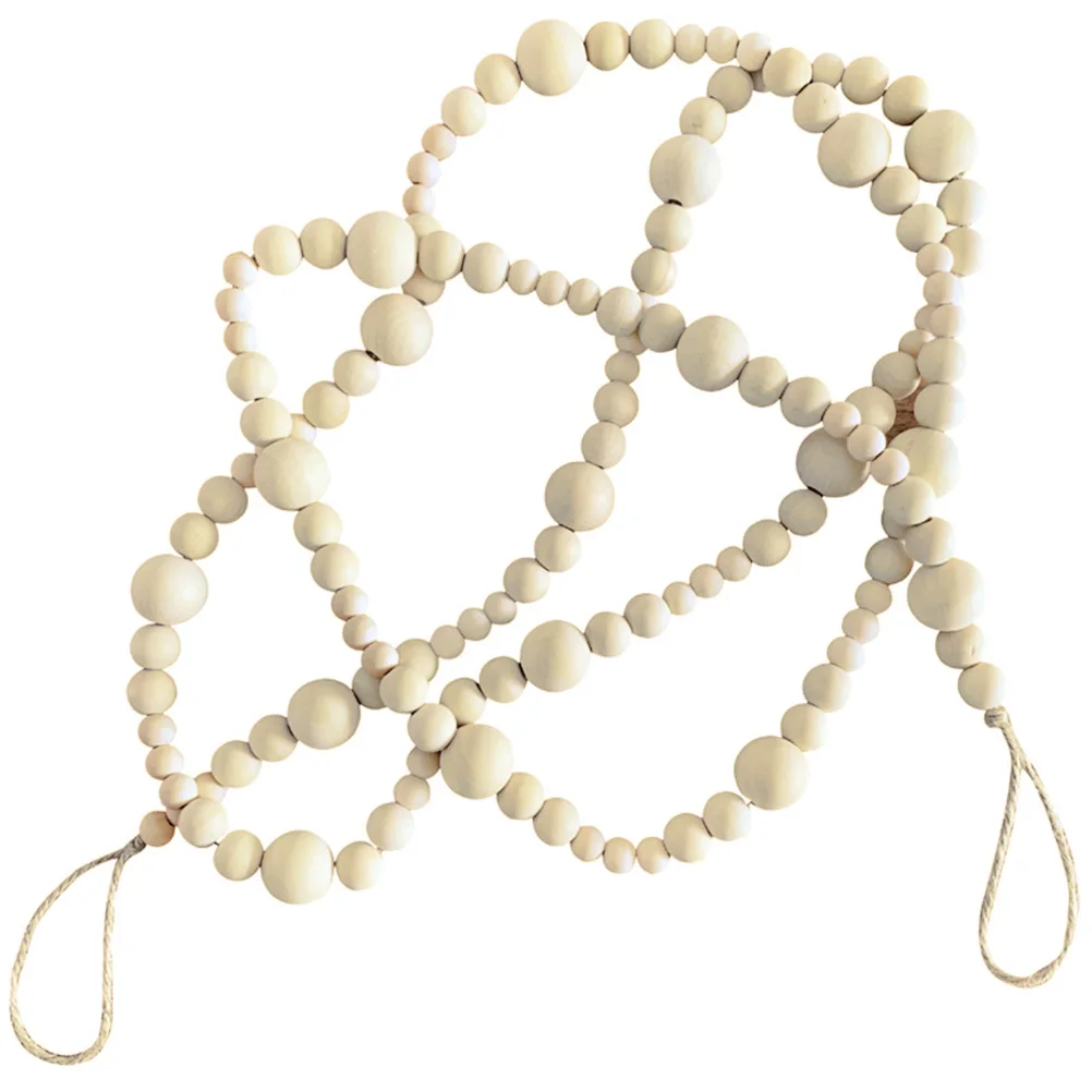 1pc Wooden Bead Garland High-Quality Wood Hemp Rope Nordic Style Wall Decor For Home Door Window Tree Hanging Ornament
1pc Wooden Bead Garland High-Quality Wood Hemp Rope Nordic Style Wall Decor For Home Door Window Tree Hanging Ornament